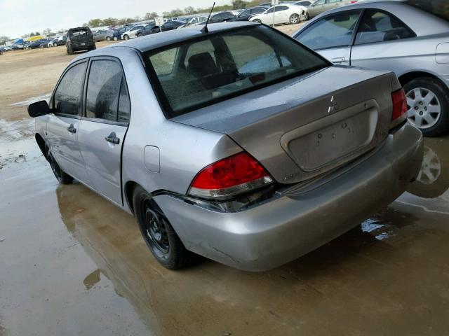 JA3AJ26E45U004812 - 2005 MITSUBISHI LANCER ES SILVER photo 3