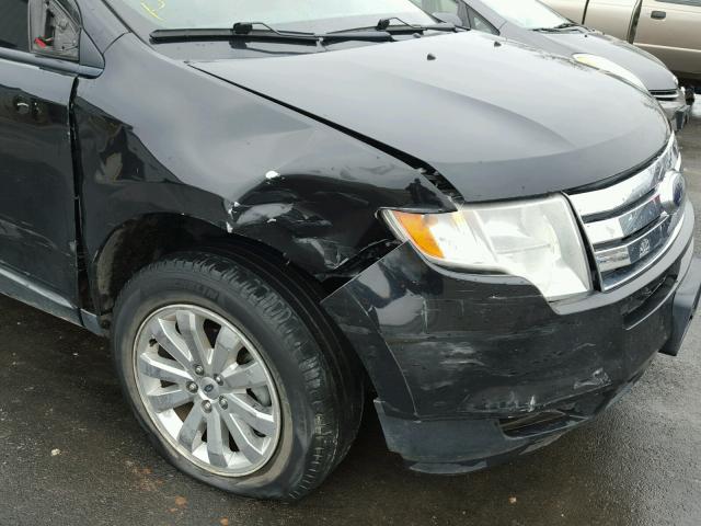 2FMDK38C68BB27417 - 2008 FORD EDGE SEL BLACK photo 9