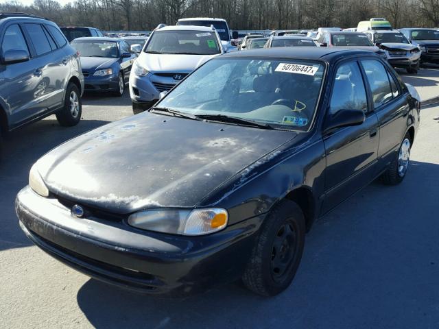 1Y1SK5289YZ416733 - 2000 CHEVROLET GEO PRIZM 黑色 照片 2