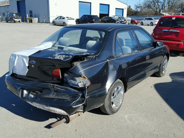 1Y1SK5289YZ416733 - 2000 CHEVROLET GEO PRIZM 黑色 照片 4