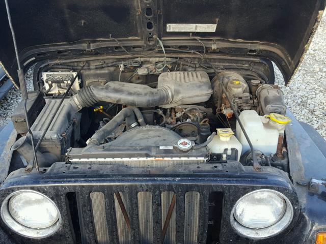 1J4FA29P4YP789009 - 2000 JEEP WRANGLER / GREEN photo 7