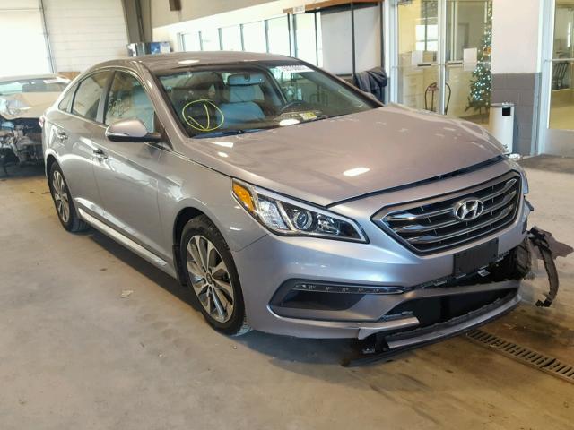 5NPE34AF6FH247848 - 2015 HYUNDAI SONATA SPO SILVER photo 1