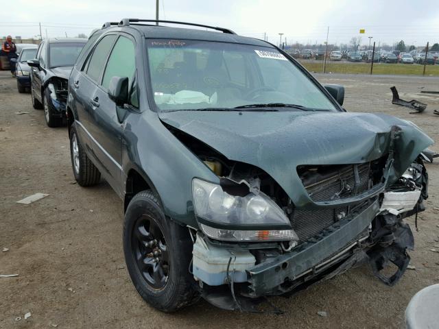 JT6HF10U3Y0160077 - 2000 LEXUS RX 300 GREEN photo 1