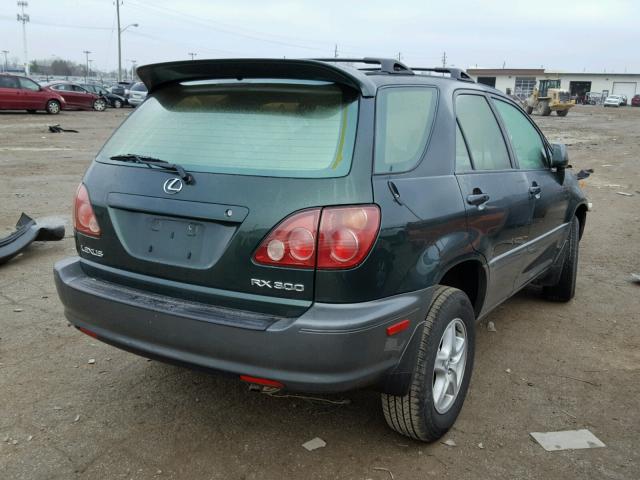 JT6HF10U3Y0160077 - 2000 LEXUS RX 300 GREEN photo 4