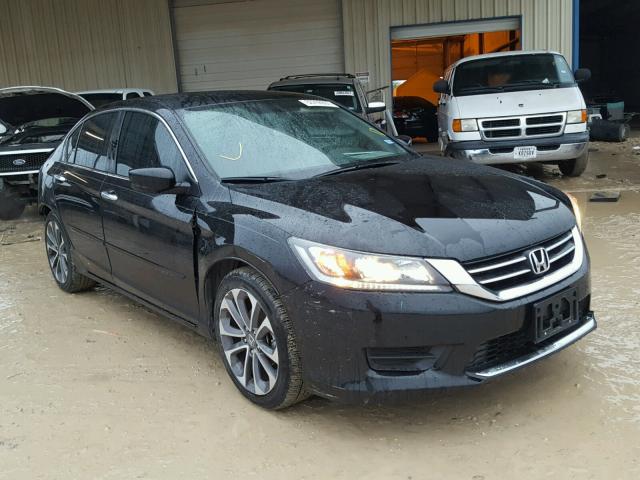 1HGCR2F35FA045973 - 2015 HONDA ACCORD LX BLACK photo 2