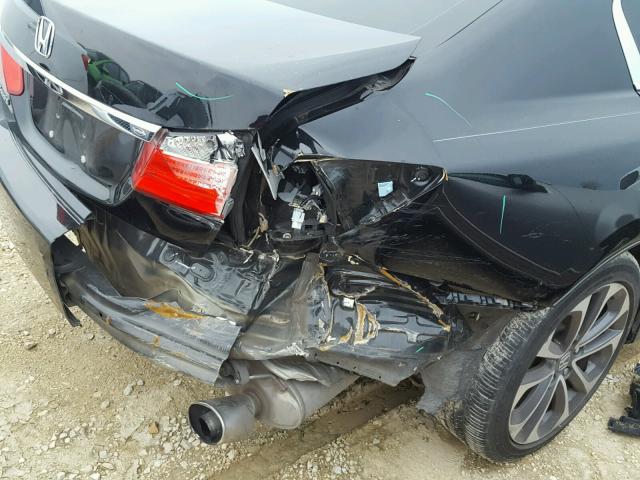 1HGCR2F35FA045973 - 2015 HONDA ACCORD LX BLACK photo 9