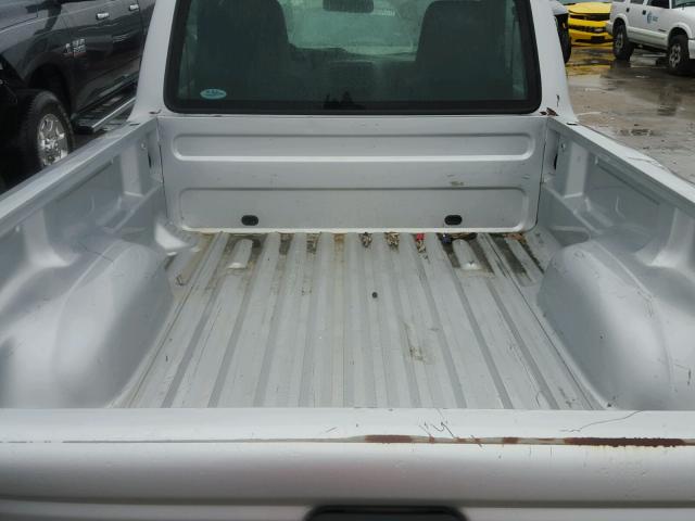 1FTYR10D04PA66739 - 2004 FORD RANGER SILVER photo 6