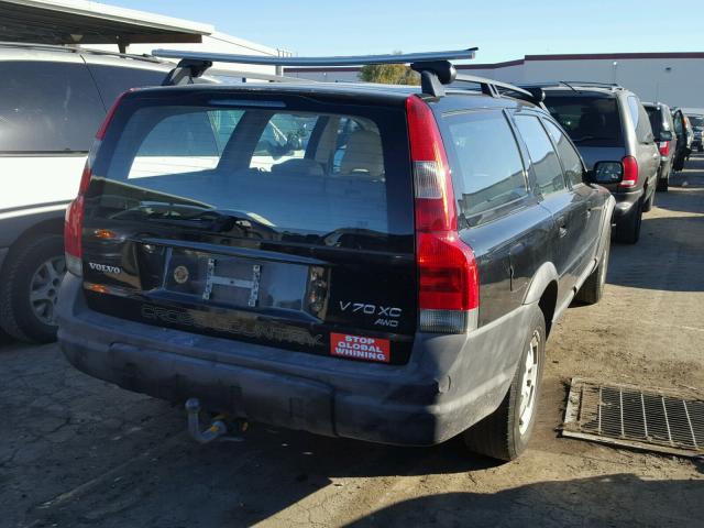 YV1SZ58D221068343 - 2002 VOLVO V70 XC BLACK photo 4