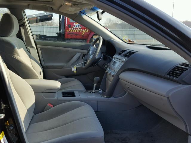 4T1BE46K49U814051 - 2009 TOYOTA CAMRY BASE BLACK photo 5