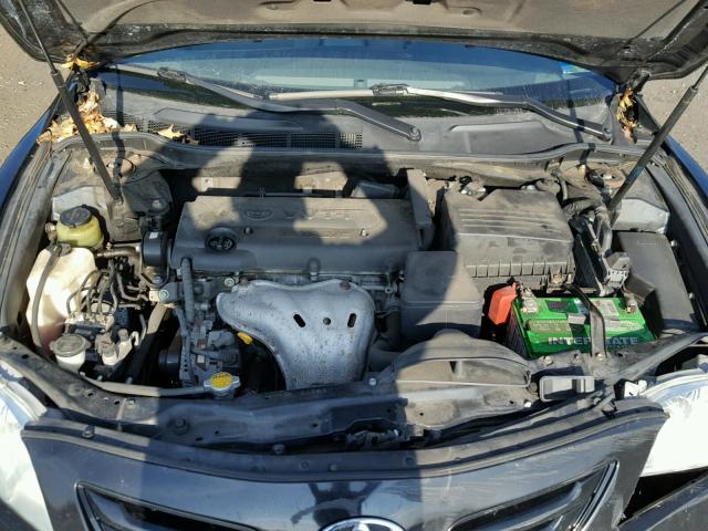 4T1BE46K49U814051 - 2009 TOYOTA CAMRY BASE BLACK photo 7