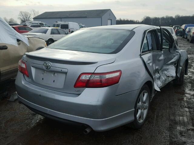 4T1BE46K17U002171 - 2007 TOYOTA CAMRY NEW SILVER photo 4