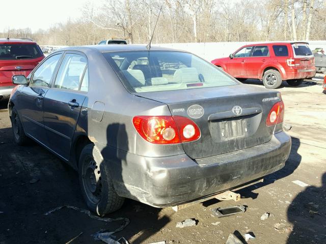 1NXBR32E86Z601369 - 2006 TOYOTA COROLLA CE GRAY photo 3