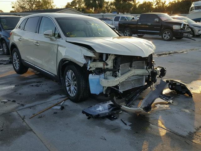 2LMTJ6KR2GBL53518 - 2016 LINCOLN MKX SELECT WHITE photo 1