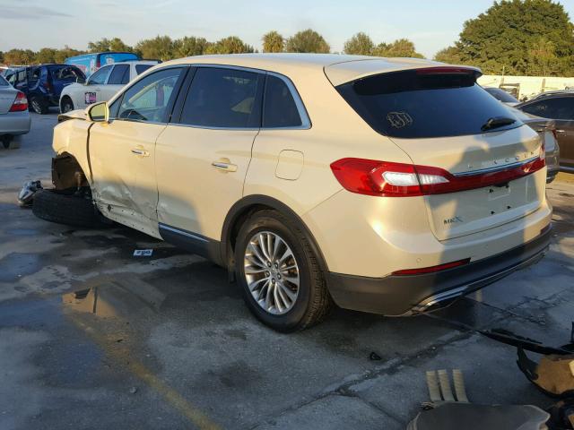 2LMTJ6KR2GBL53518 - 2016 LINCOLN MKX SELECT WHITE photo 3