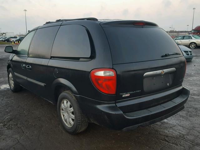 2A4GP54L27R136782 - 2007 CHRYSLER TOWN & COU BLACK photo 3