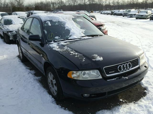 WAUDC68D8YA185498 - 2000 AUDI A4 1.8T QU BLACK photo 1