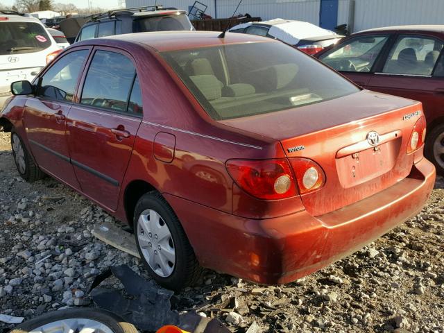 1NXBR32E46Z587891 - 2006 TOYOTA COROLLA CE RED photo 3