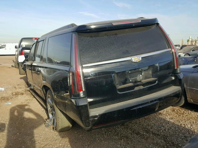 1GYS4JKJ4GR161394 - 2016 CADILLAC ESCALADE E BLACK photo 3