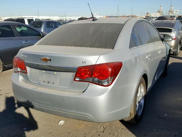 1G1PF5S97B7279102 - 2011 CHEVROLET CRUZE LT SILVER photo 4