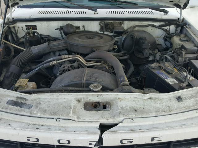 1B7FL26X6TS687379 - 1996 DODGE DAKOTA WHITE photo 7