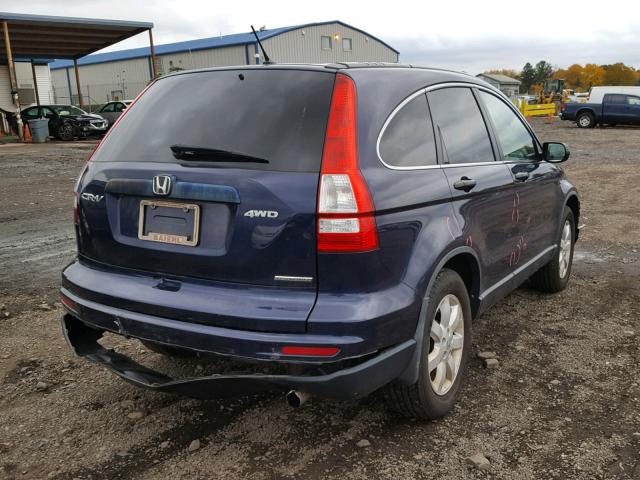 5J6RE4H47BL037758 - 2011 HONDA CR-V SE BLUE photo 4