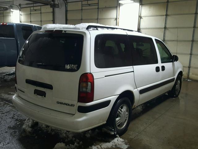 1GNDX03E73D139471 - 2003 CHEVROLET VENTURE WHITE photo 4