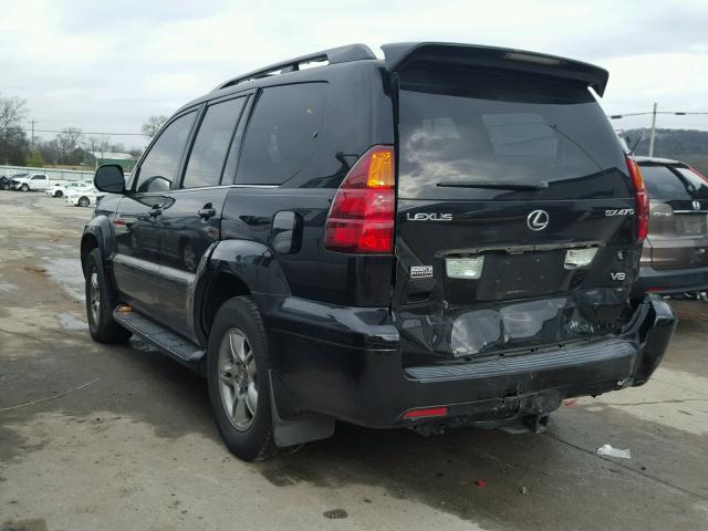 JTJBT20XX50087189 - 2005 LEXUS GX 470 BLACK photo 3