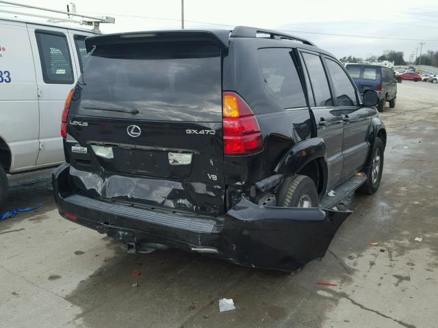 JTJBT20XX50087189 - 2005 LEXUS GX 470 BLACK photo 4