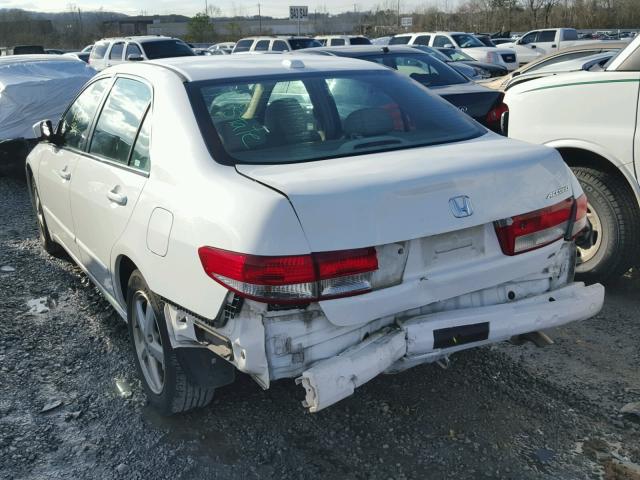 1HGCM56814A077280 - 2004 HONDA ACCORD EX WHITE photo 3