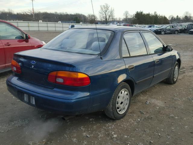 1Y1SK52872Z421159 - 2002 CHEVROLET GEO PRIZM 青色 照片 4