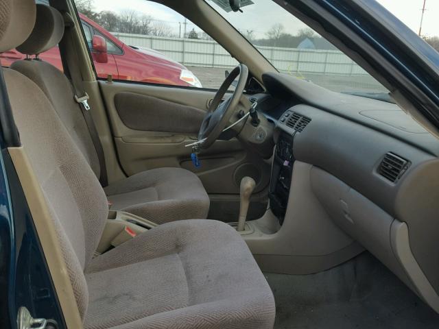 1Y1SK52872Z421159 - 2002 CHEVROLET GEO PRIZM 青色 照片 5