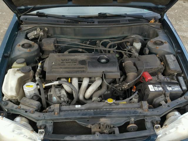 1Y1SK52872Z421159 - 2002 CHEVROLET GEO PRIZM 青色 照片 7