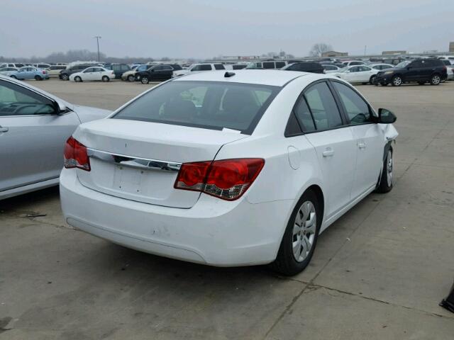 1G1PA5SH4D7229377 - 2013 CHEVROLET CRUZE LS WHITE photo 4