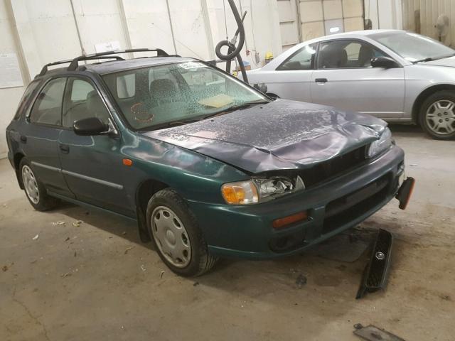 JF1GF4350WG814134 - 1998 SUBARU IMPREZA L GREEN photo 1