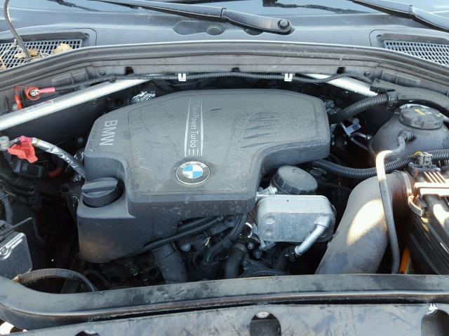 5UXWX9C58H0T02700 - 2017 BMW X3 XDRIVE2 BLACK photo 7