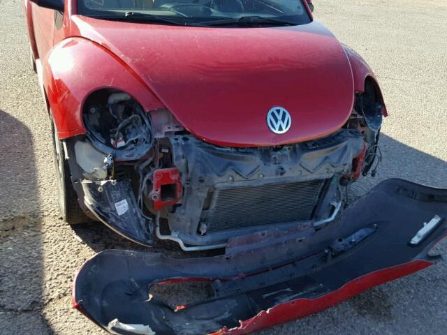 3VWRF31Y09M406119 - 2009 VOLKSWAGEN NEW BEETLE 红色 照片 9