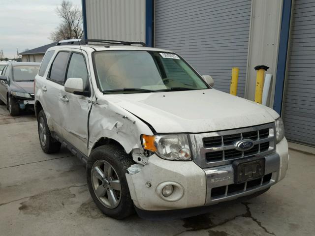 1FMCU0E76CKA28123 - 2012 FORD ESCAPE LIM WHITE photo 1