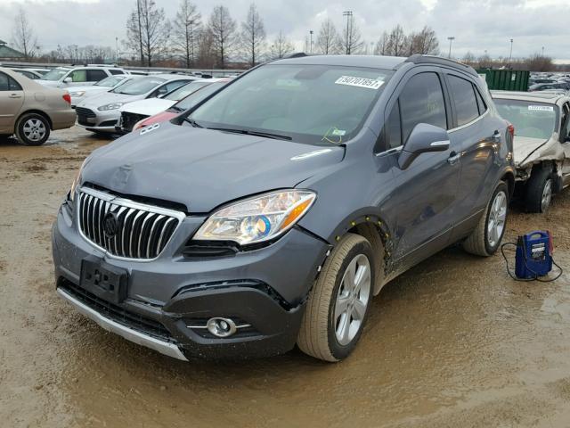 KL4CJCSB4FB181783 - 2015 BUICK ENCORE BROWN photo 2