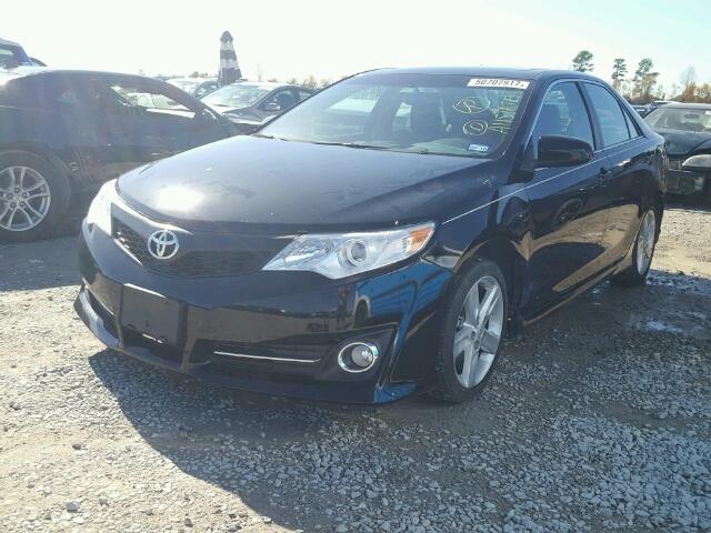 4T1BF1FK0DU693183 - 2013 TOYOTA CAMRY L BLACK photo 2