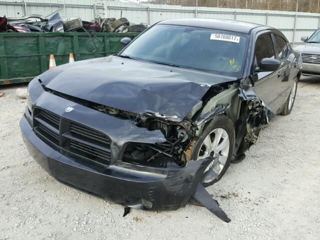 2B3KA43G37H847432 - 2007 DODGE CHARGER SE BLACK photo 2