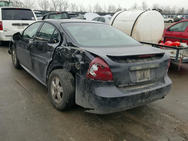 2G2WP552761116620 - 2006 PONTIAC GRAND PRIX BLACK photo 3