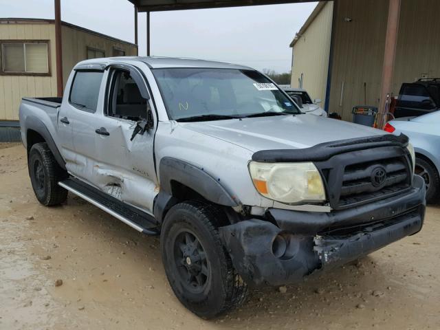 3TMJU62N97M035065 - 2007 TOYOTA TACOMA DOU SILVER photo 1