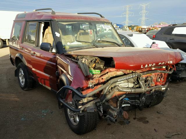 SALTY1244YA251596 - 2000 LAND ROVER DISCOVERY BURGUNDY photo 1