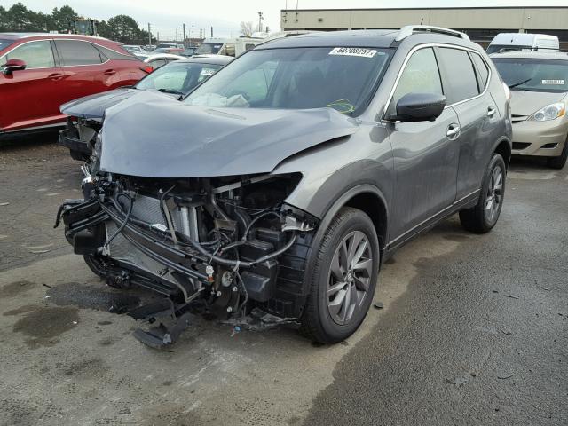 5N1AT2MV6GC882311 - 2016 NISSAN ROGUE S GRAY photo 2