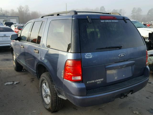 1FMZU63K14UA55417 - 2004 FORD EXPLORER X BLUE photo 3