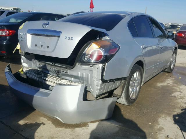 1N4AL2AP6CC209660 - 2012 NISSAN ALTIMA BAS SILVER photo 4