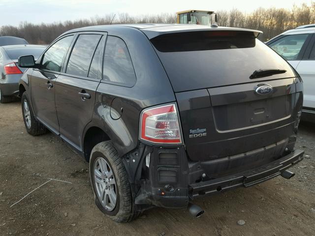 2FMDK48C17BB02493 - 2007 FORD EDGE SEL GRAY photo 3