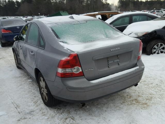 YV1MS682852104956 - 2005 VOLVO S40 T5 GRAY photo 3