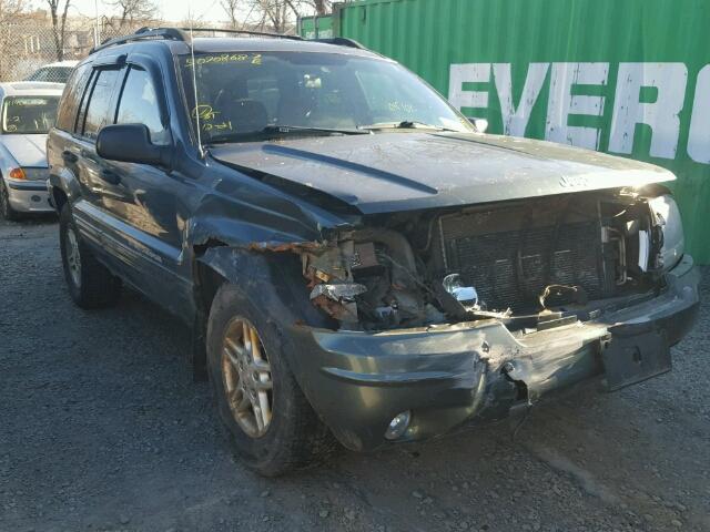 1J4GW48S24C263227 - 2004 JEEP GRAND CHER GREEN photo 1