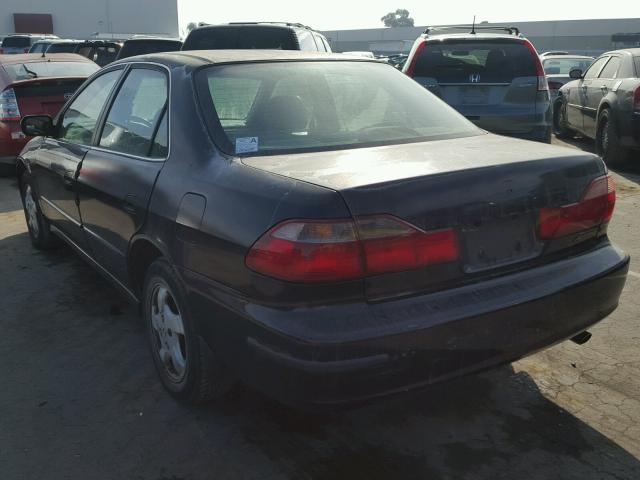 1HGCG6673WA116636 - 1998 HONDA ACCORD EX PURPLE photo 3